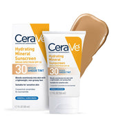 CeraVe Hydrating Mineral Sunscreen SPF30 Face Sheer Tint 50ml