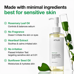 Anua Heartleaf Pore Control Cleansing Oil 200ml