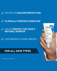 CeraVe AM Facial Moisturizing Lotion SPF 50