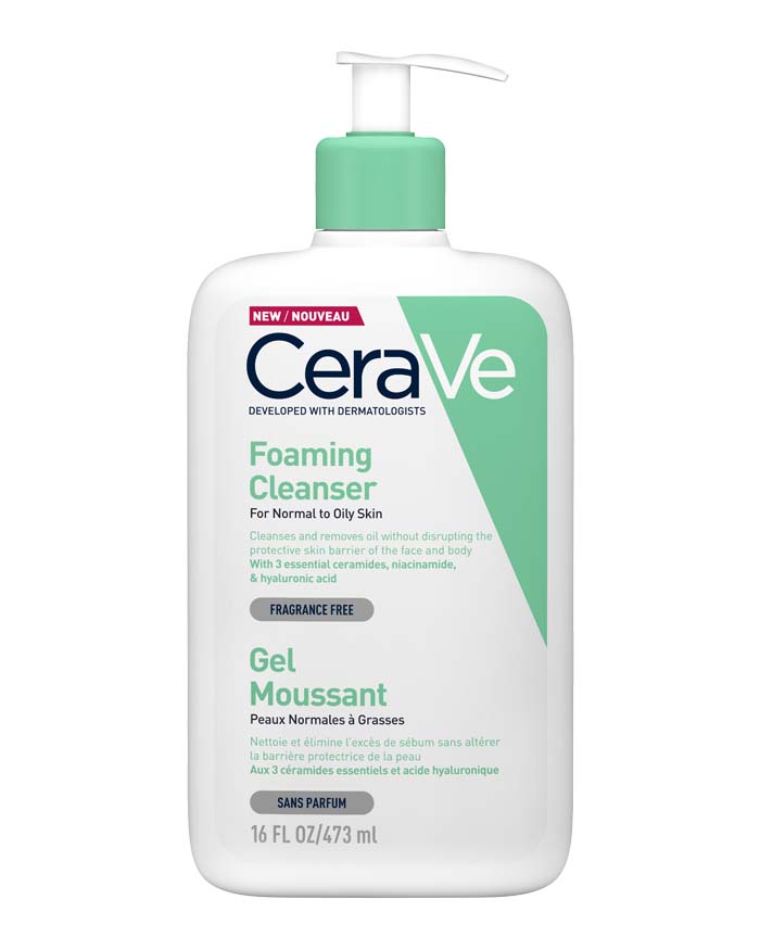 CeraVe Foaming Cleanser For Normal To Oily Skin 236ml - 473ml