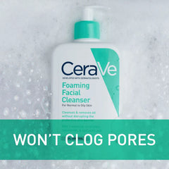 CeraVe Foaming Facial Cleanser For Normal To Oily Skin 355ml