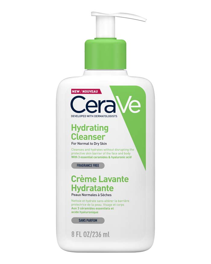 CeraVe Hydrating Cleanser For Normal To Dry Skin 236ml - 473ml
