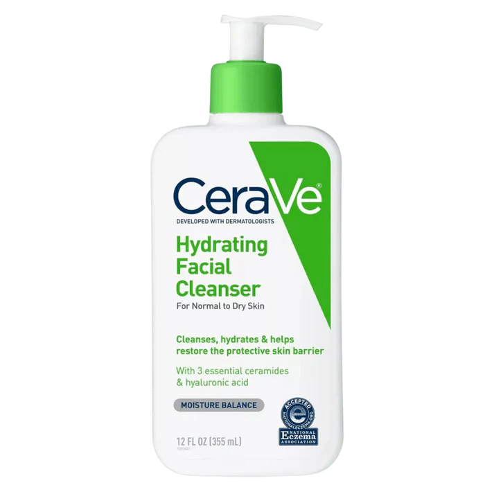 CeraVe Hydrating Facial Cleanser For Normal to Dry Skin 355ml