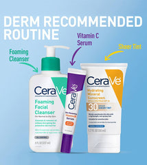 CeraVe Hydrating Mineral Sunscreen SPF30 Face Sheer Tint 50ml
