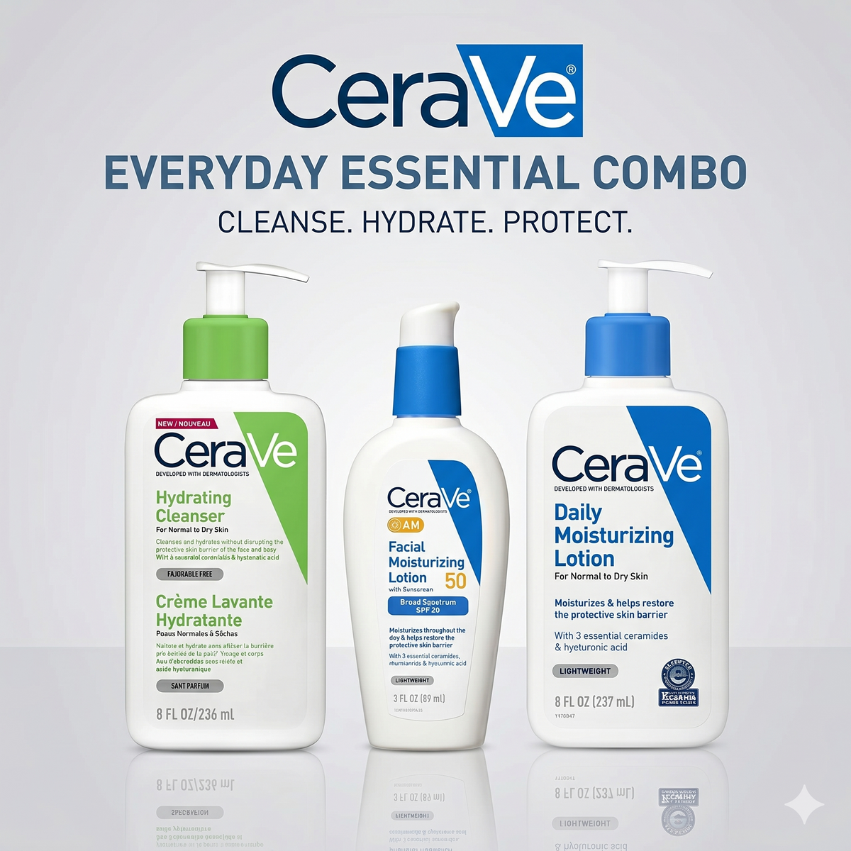 CeraVe Everyday Essential Combo